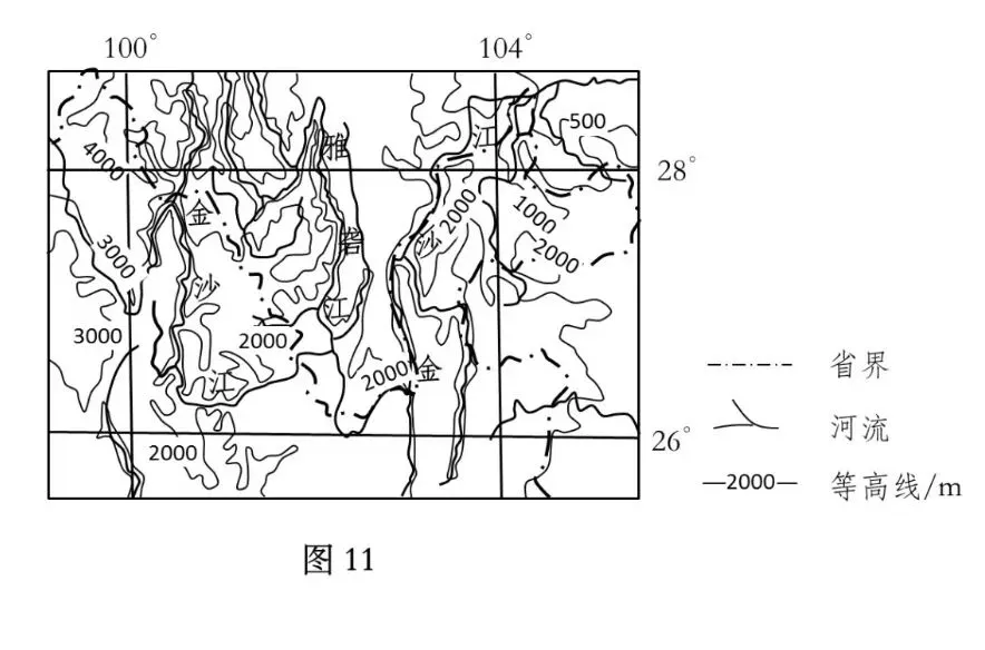 高考真题中的“描述地貌形成过程”综合题 第7张