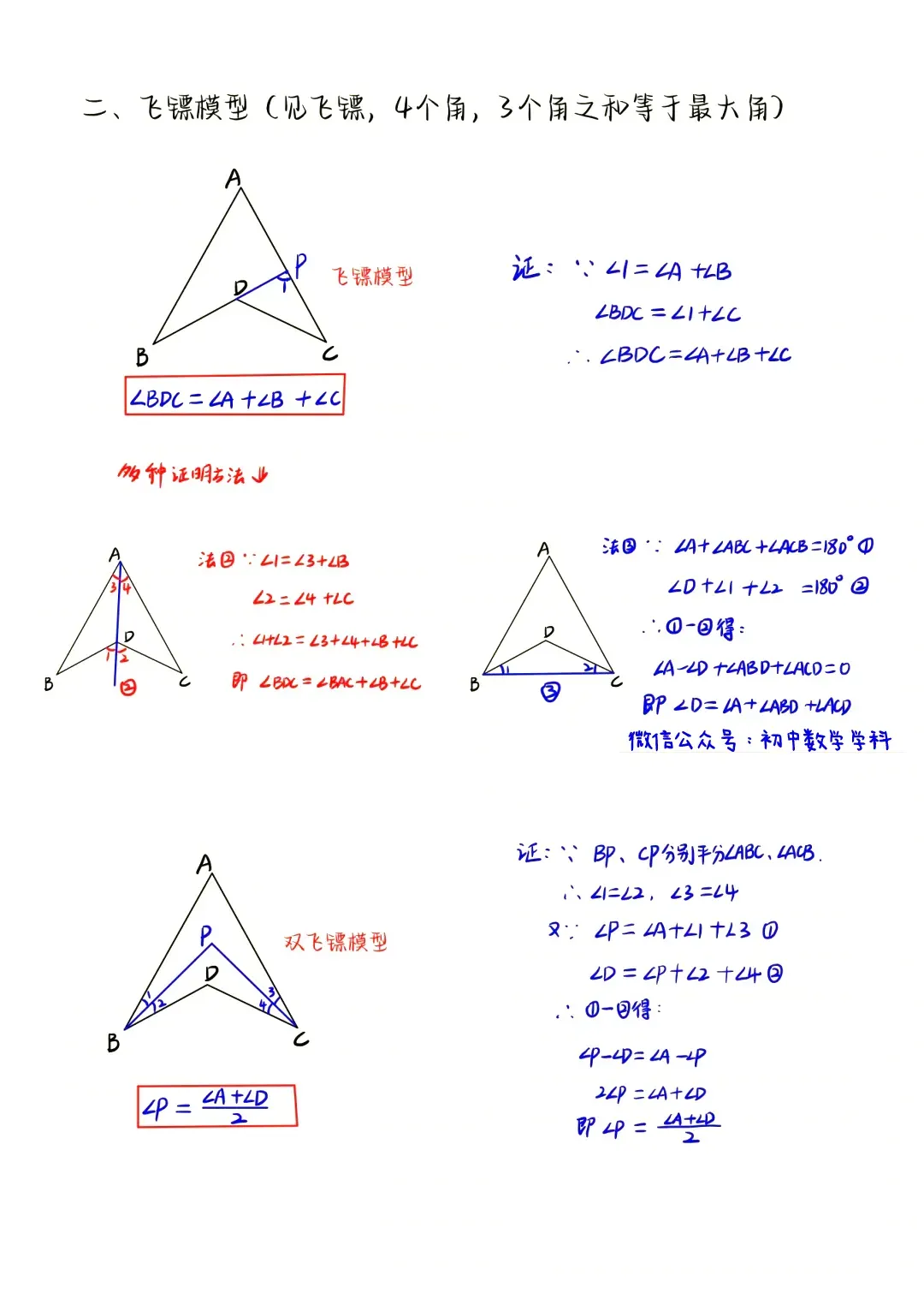 中考数学三角形模型 第2张
