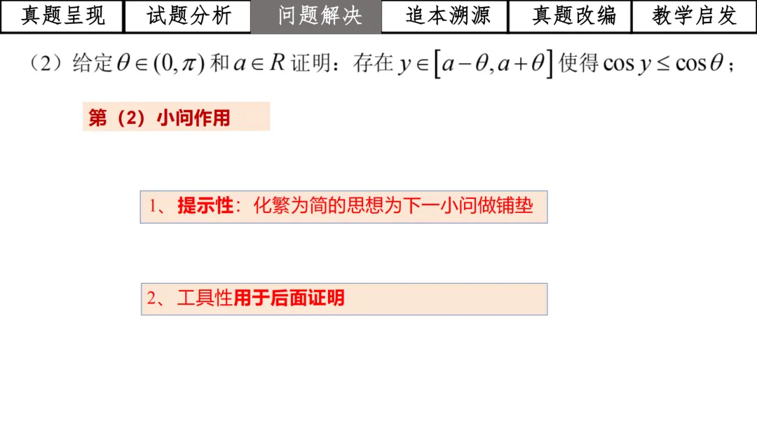 【高考真题说题】2025年全国1卷第19题三角与导数说题D28 第25张