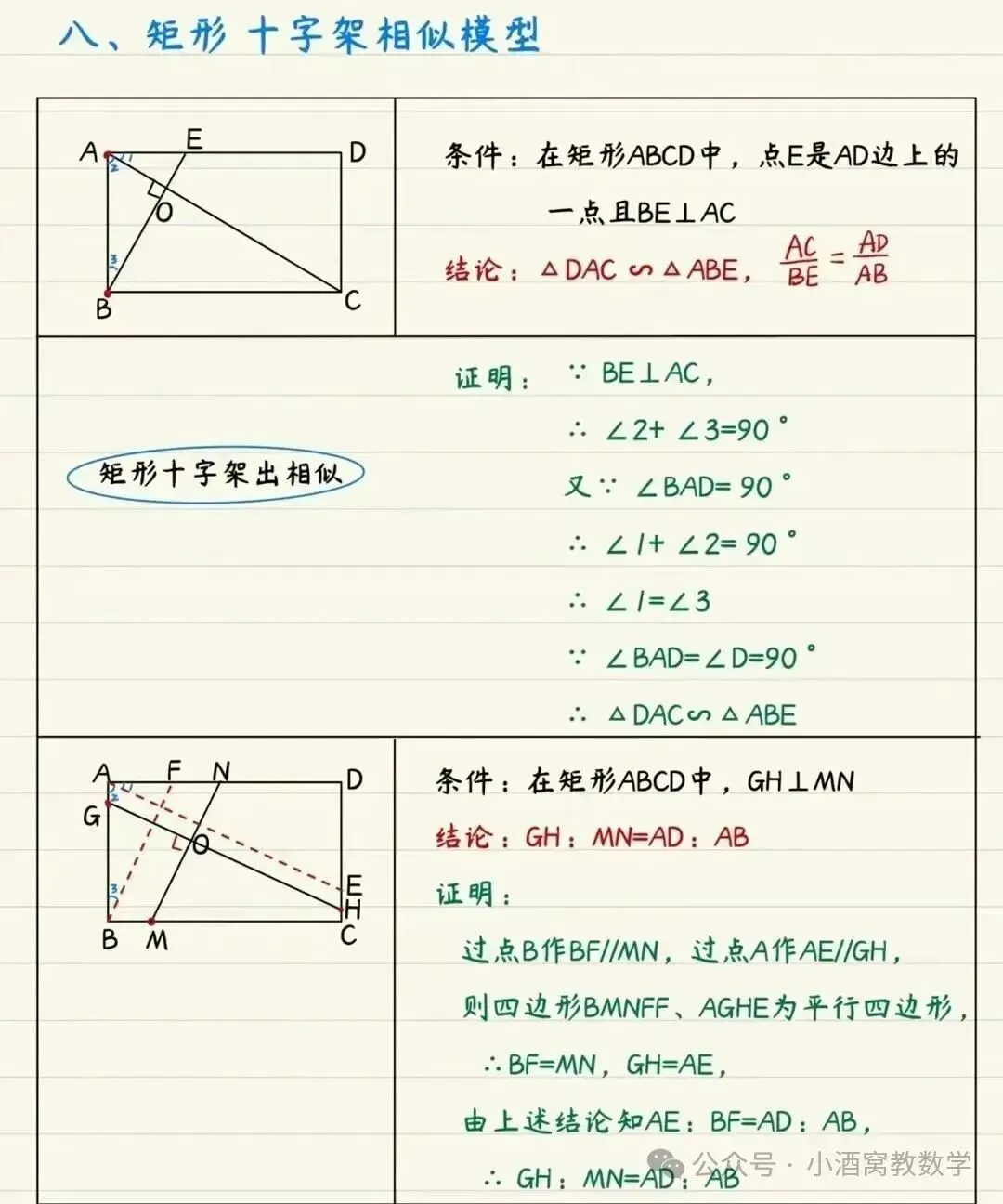 中考数学常见相似模型 第8张