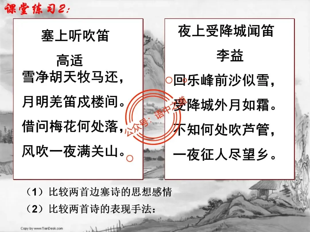 【对标真题】讲透高考热考题型【古诗比较鉴赏】 第56张