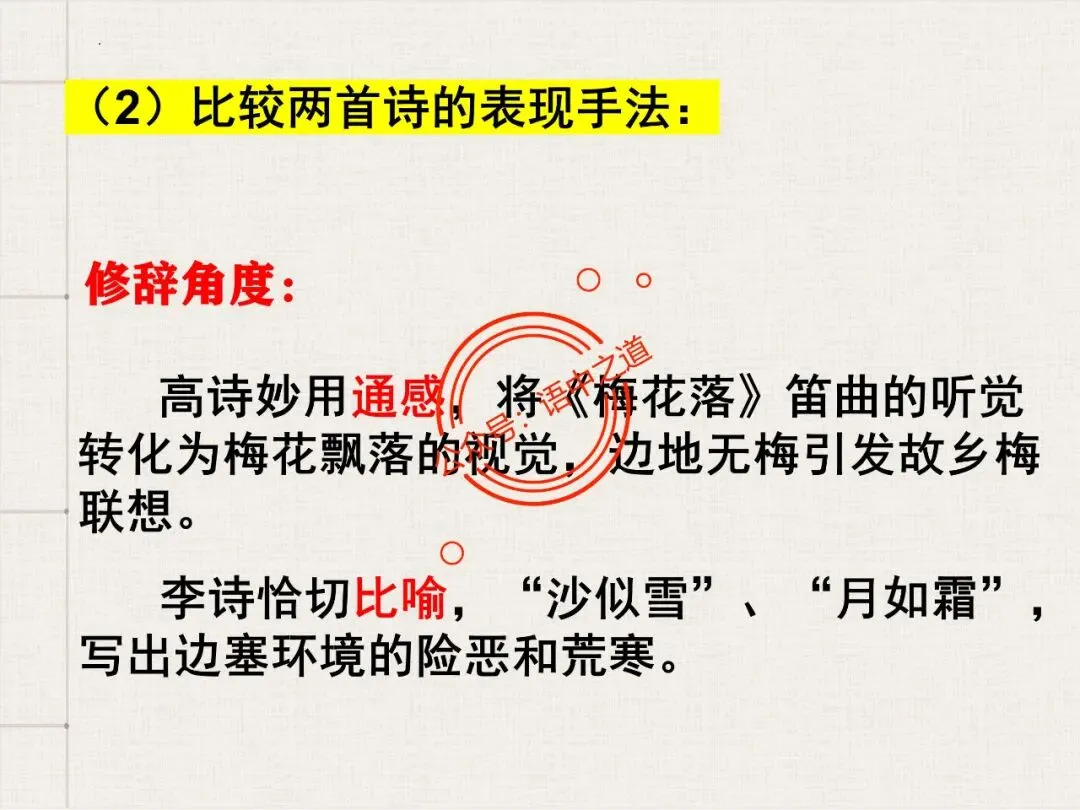 【对标真题】讲透高考热考题型【古诗比较鉴赏】 第58张