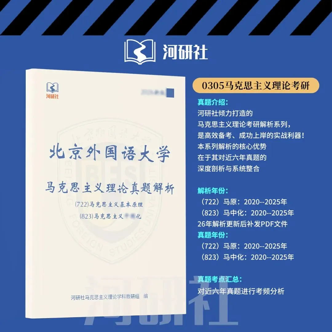 2027年北京外国语大学马理论真题全解 | 命题规律、风格剖析与答题框架~ 第15张
