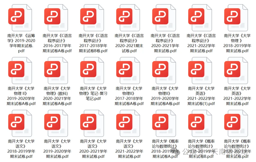 南开大学历年真题来了!免费领取! 第2张