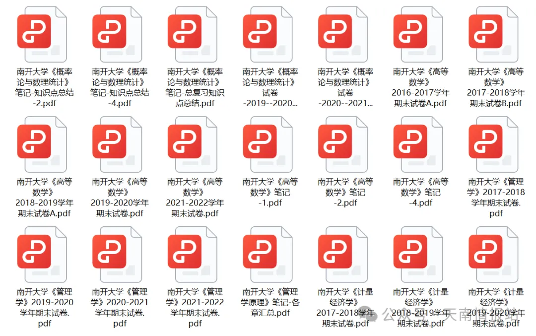 南开大学历年真题来了!免费领取! 第3张