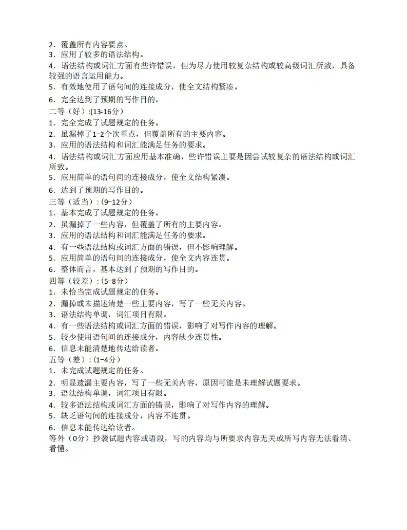 2026哈尔滨阿城区一模英语试卷及答案 第12张