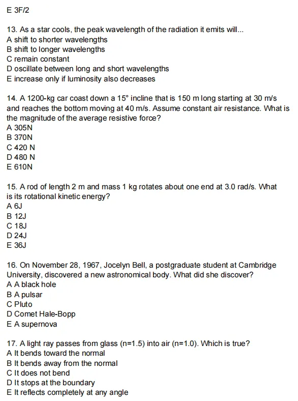 重磅!2026年物理碗竞赛真题+答案解析出炉(完整版) 第4张