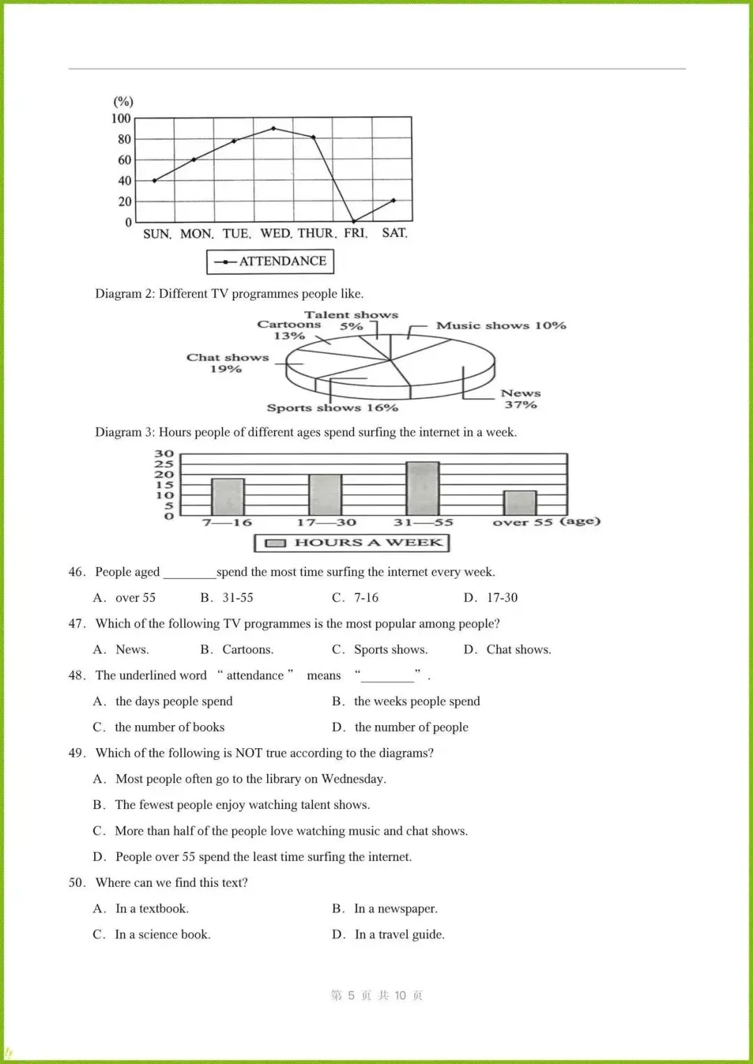 2026人教版八下英语|期中考试模拟卷3套(含听力+答案解析)完整电子版可打印! 第6张