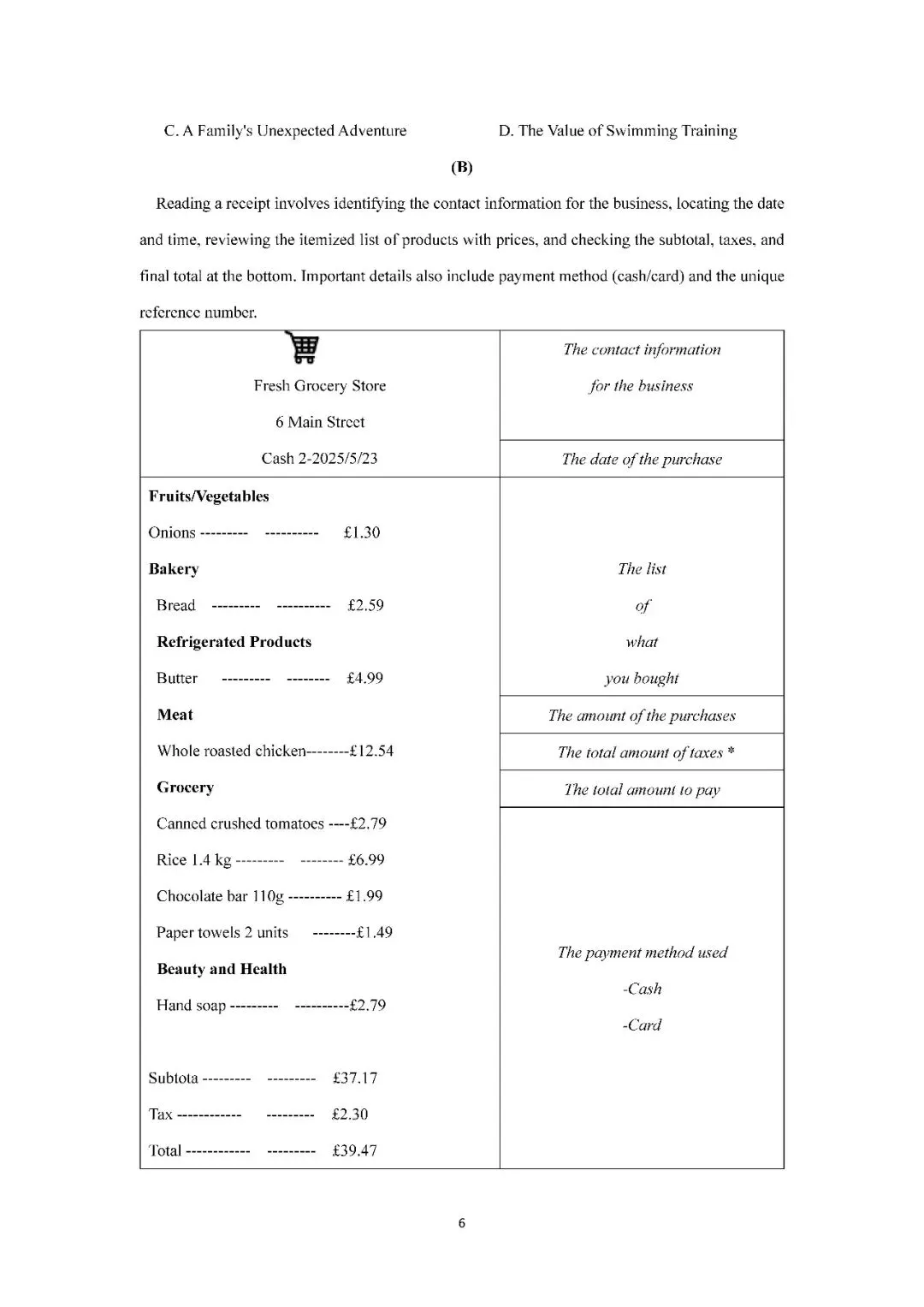 2026届上海市奉贤区高三二模英语试卷(含答案) 第5张