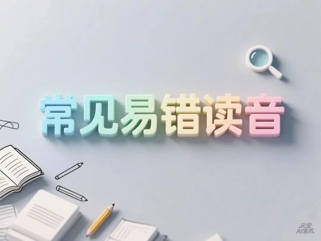 中考高频考点│常见易错读音30例,助你轻松掌握! 第1张