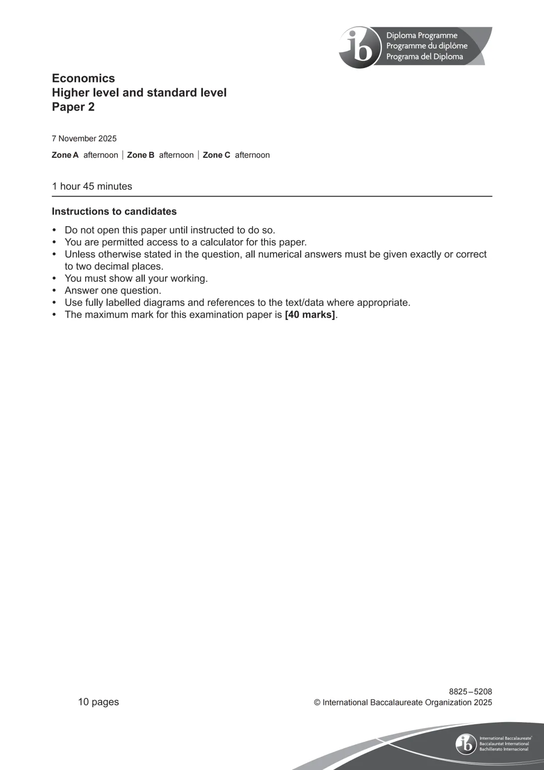 IB经济7分密码!N25真题直接送~ 第3张