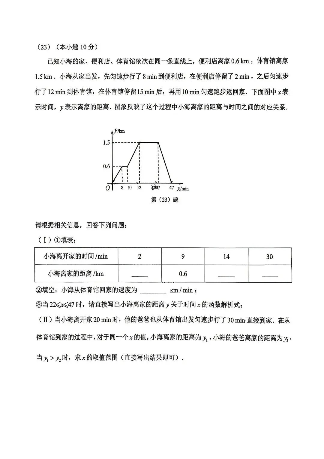 2025-2026天津市河东区一模数学试卷 第7张