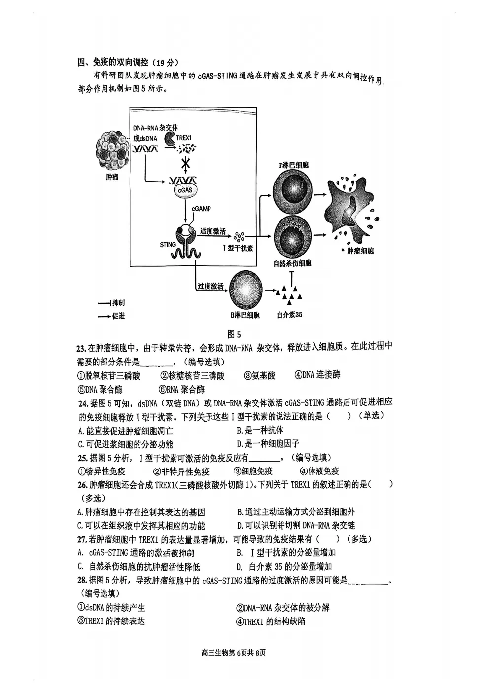 2026届最新16个区的高三二模试卷分享5! 第22张
