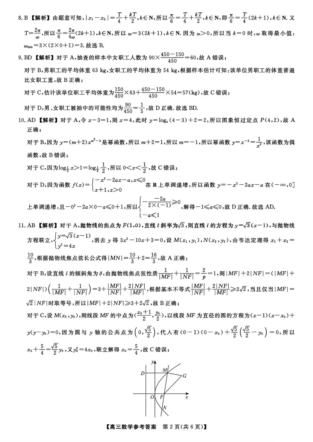 【试卷/高考】2025-2026辽宁县级重点高中协作体高三下二模4月数学(含答案)可下载 第8张 【试卷/高考】2025-2026辽宁县级重点高中协作体高三下二模4月数学(含答案)可下载 第8张