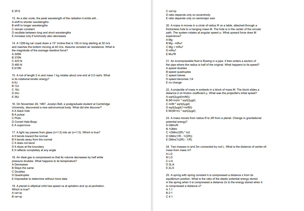 速领!2026物理碗竞赛真题+超详细解析,备考党直接抄作业! 第4张