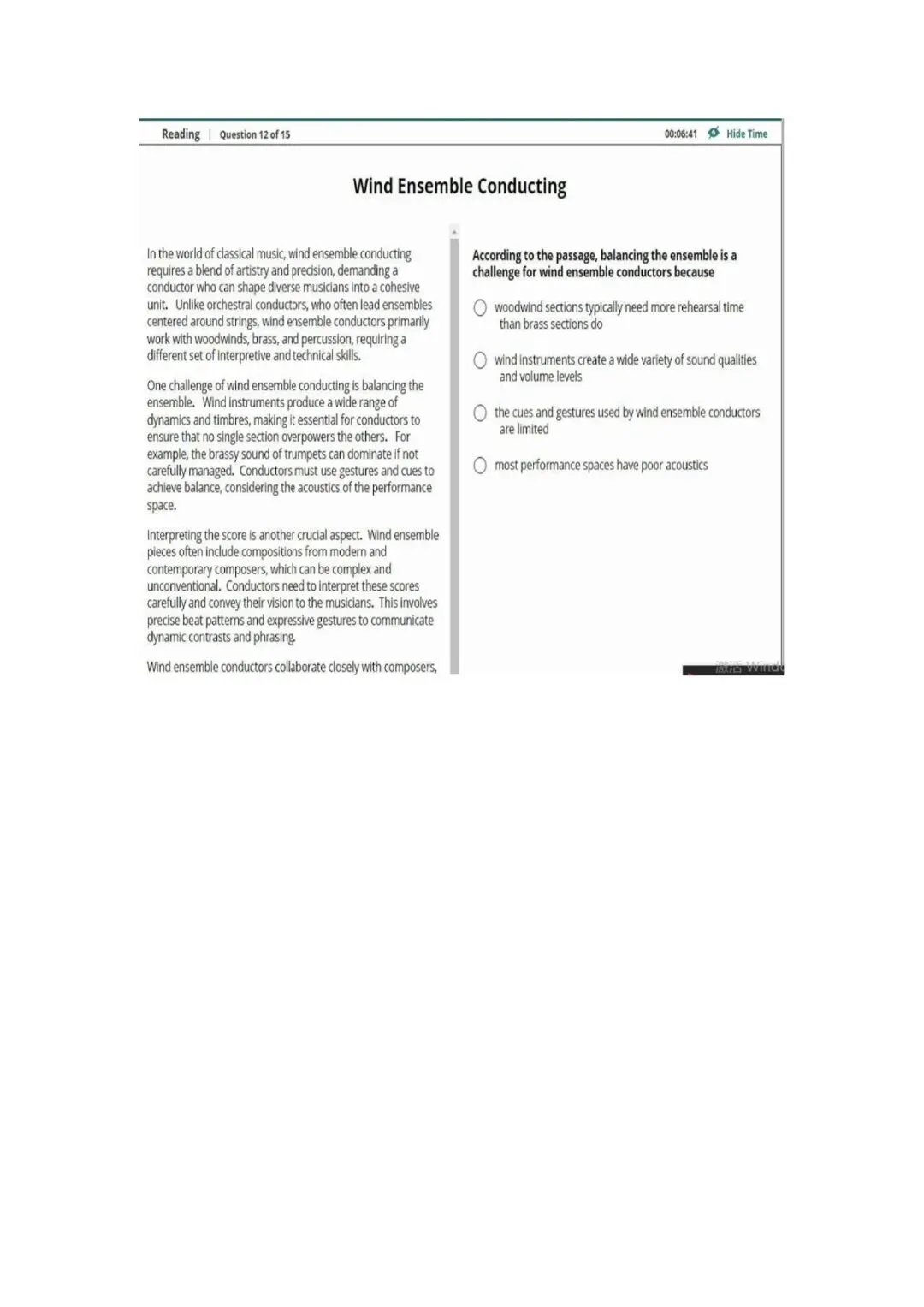 新托福第034套20260323真题(图片版) 第16张