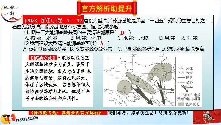微专题《高考真题分类官方解析》:资源、环境与发展 第51张 微专题《高考真题分类官方解析》:资源、环境与发展 第51张