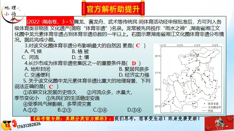 微专题《高考真题分类官方解析》:资源、环境与发展 第65张 微专题《高考真题分类官方解析》:资源、环境与发展 第65张