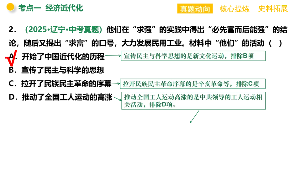 【中考复习】|专题07:中国近代化的探索 第11张