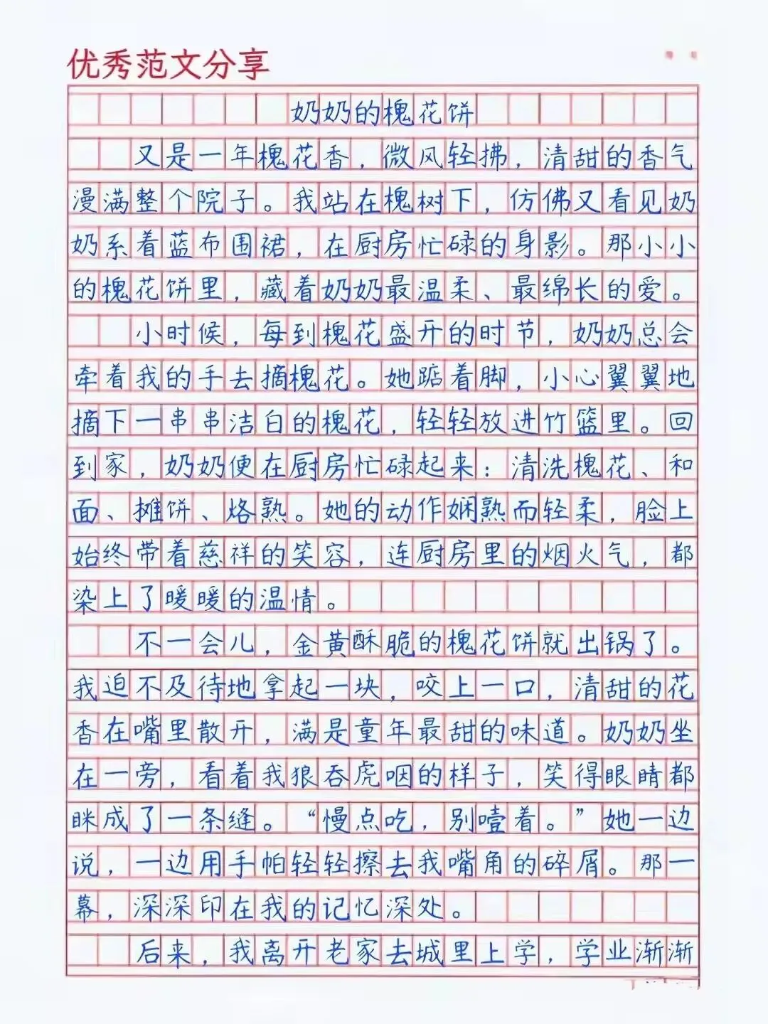 中考亲情满分作文3篇|背会直接拿高分 第5张