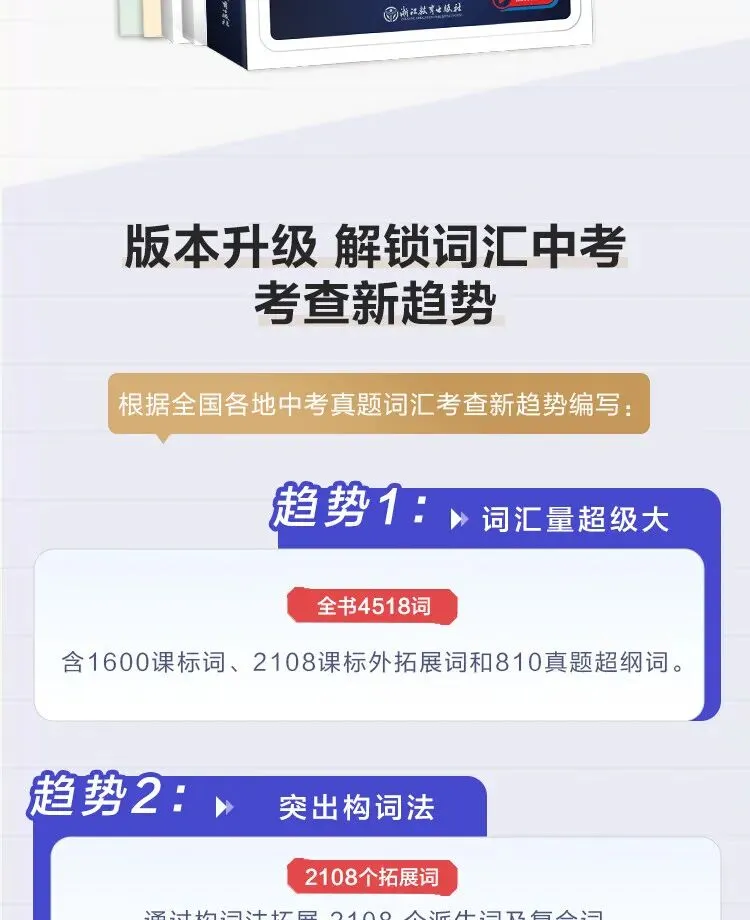 星火英语 初中词汇3500单词书 真题高频 中考词汇大全 初一初二初三 英语教辅 第4张