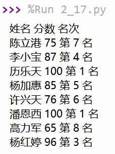 【真题回顾•第四期】2017年04月浙江省信息技术选考真题Python改编 第8张