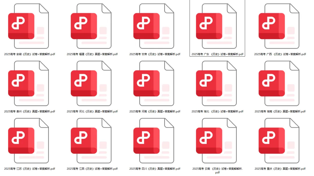 2025年高考《物理/历史》真题试卷及答案(广东,江苏,福建,湖北,湖南,河北,安徽,江西,河南,贵州,广西,云南,四川) 第4张