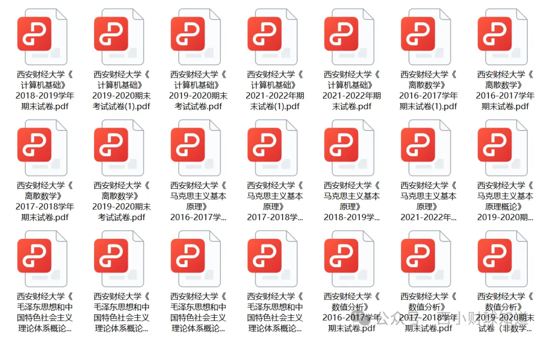 西安财经大学历年期中期末真题来了~ 第4张