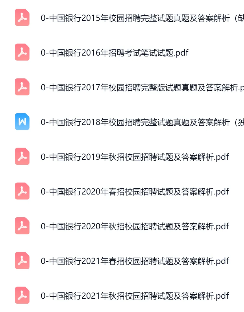 26中国银行笔试历年真题含答案解析+中国银行行情+综合+英语+科技岗等备考资料+考前密押卷 第3张