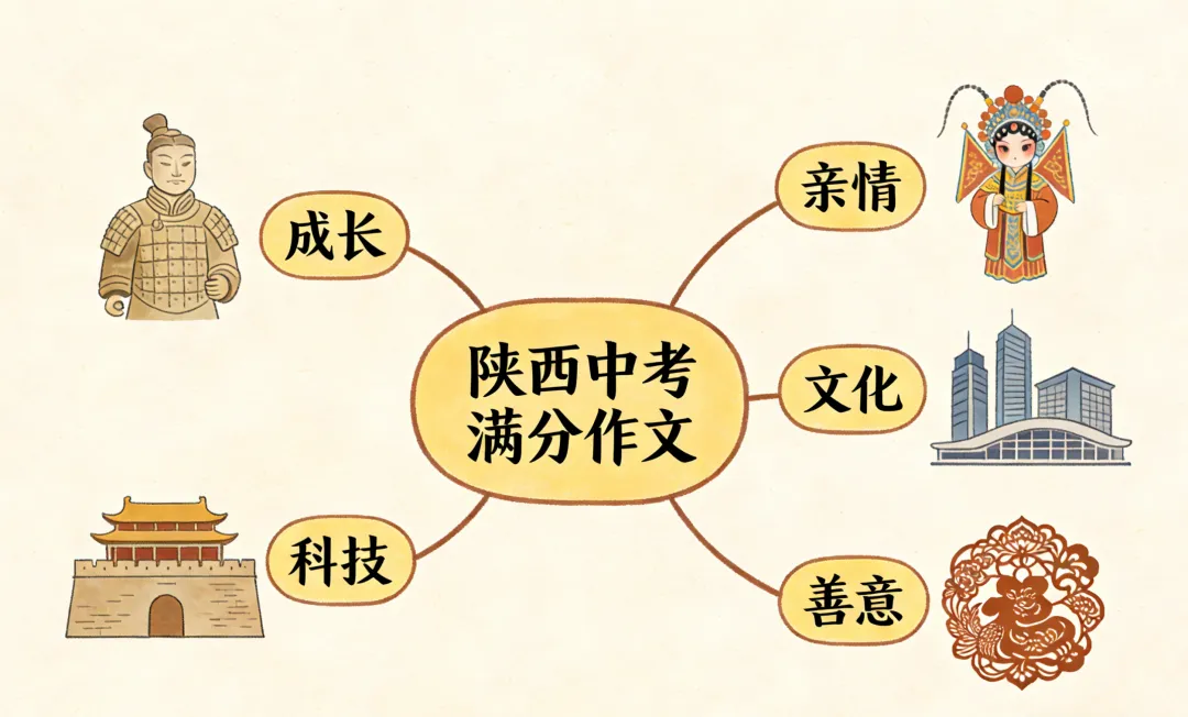 陕西中考作文满分押题!5 篇必背范文 + 写作秘籍,陕西初三生直接套用拿高分 第2张