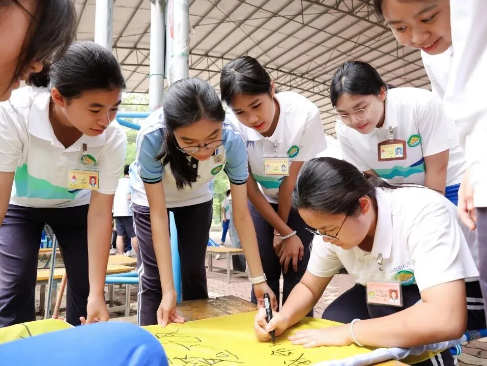 策马扬鞭战中考,奋楫笃行赴山海——金本中学初三级中考誓师研学活动 第24张