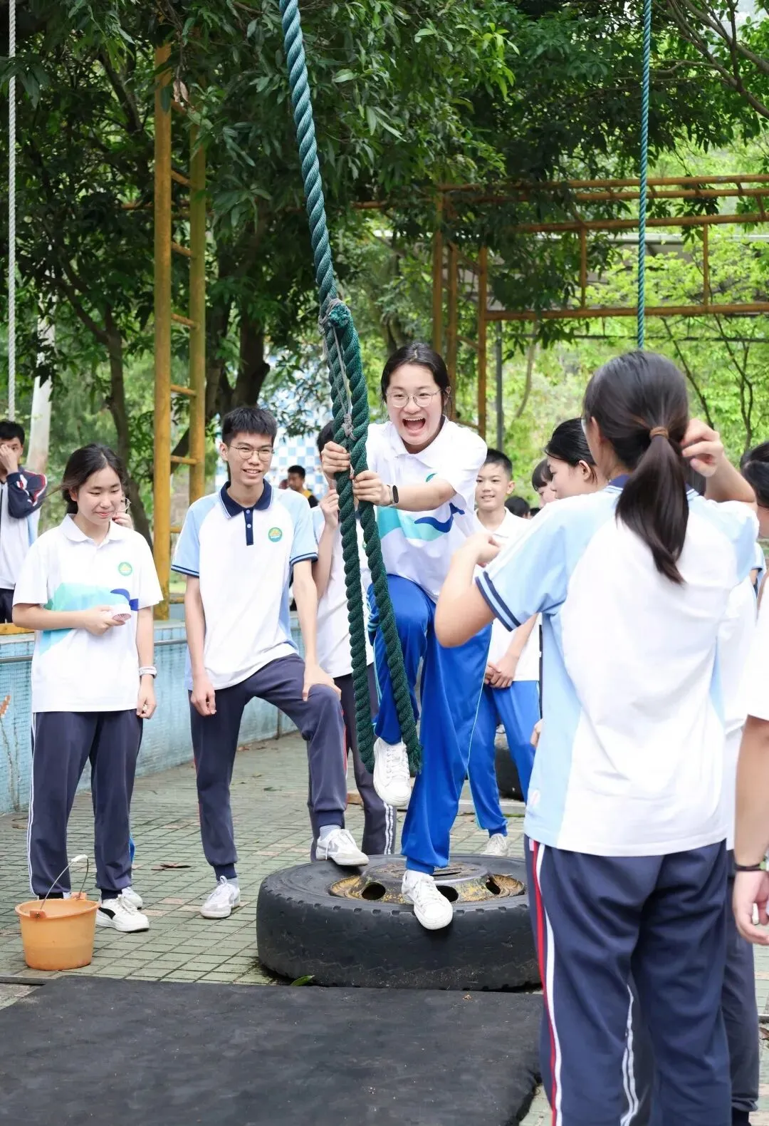 策马扬鞭战中考,奋楫笃行赴山海——金本中学初三级中考誓师研学活动 第40张
