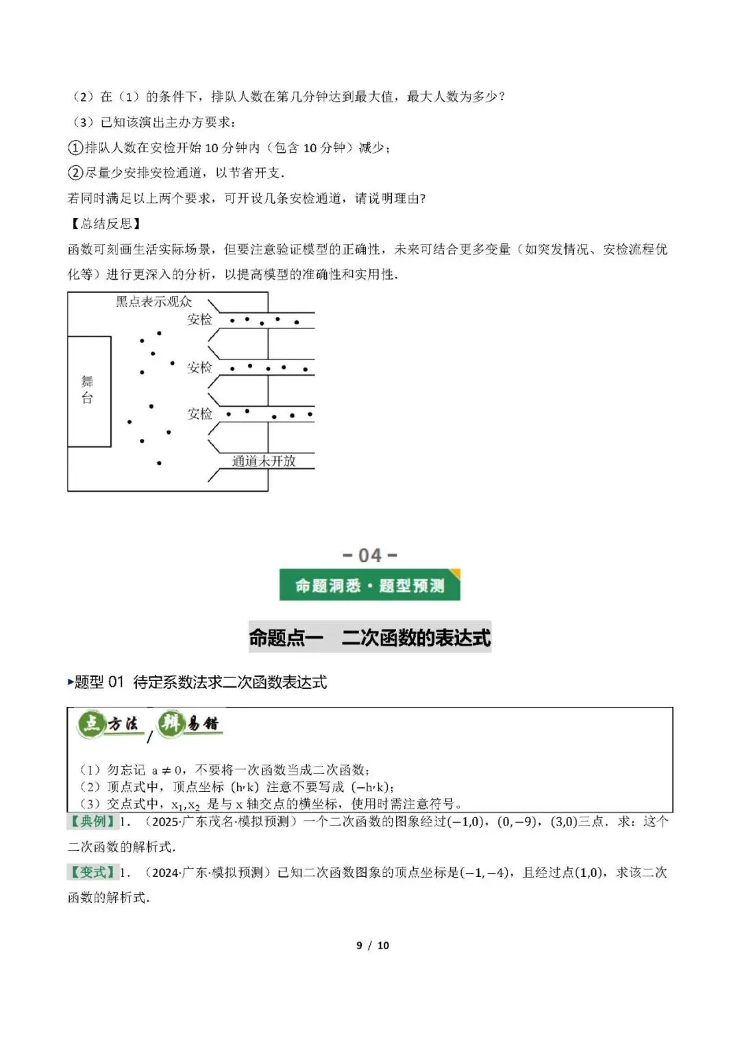 2026 中考数学|二次函数全攻略:考点 + 题型 解题技巧一次性吃透 第9张
