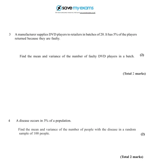 ALEVEL数学真题分享,轻松掌握考点!分享高清PDF版本,三大考试局全覆盖 第7张