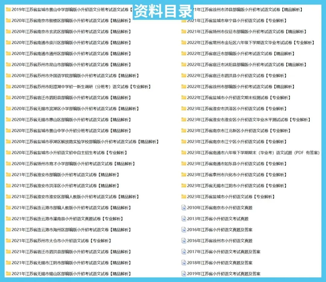 江苏省小升初语数英真题卷-XX007 第3张 江苏省小升初语数英真题卷-XX007 第3张