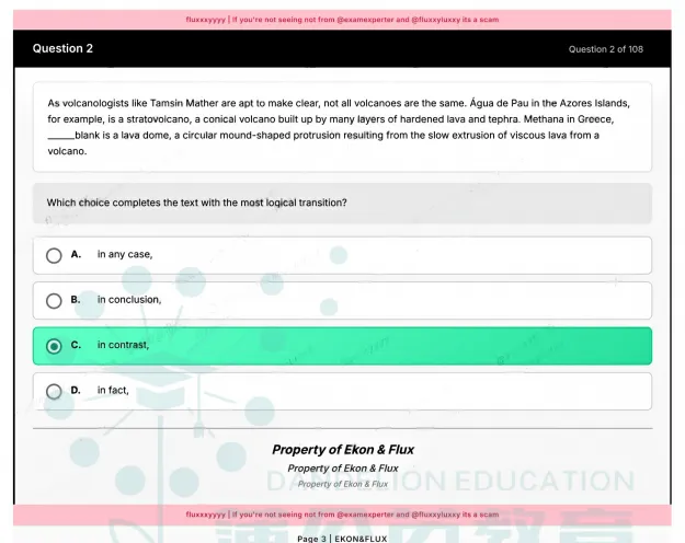【全网独家密卷】2026年SAT真题pdf电子版免费领取!SAT三月北美答案~ 第5张