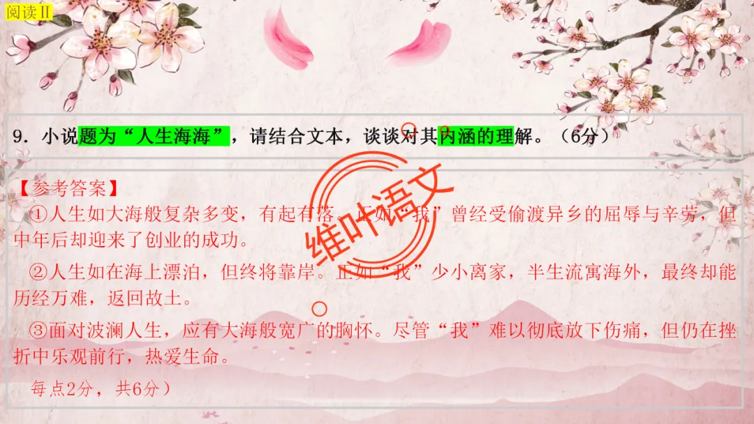 模考讲评 | 2025学年第二学期杭州市高三年级教学质量检测语文试题语基讲评(杭州二模) 第41张