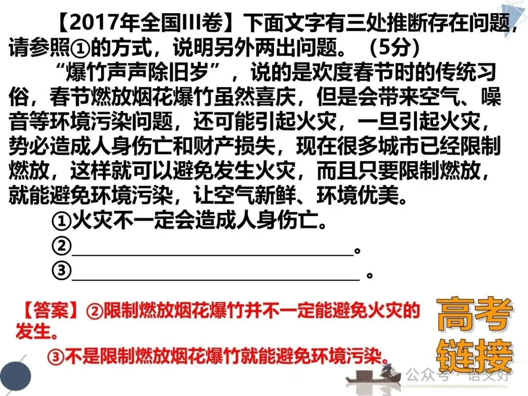 2026高三生必补的逻辑知识:高考真题&社会热点 第21张