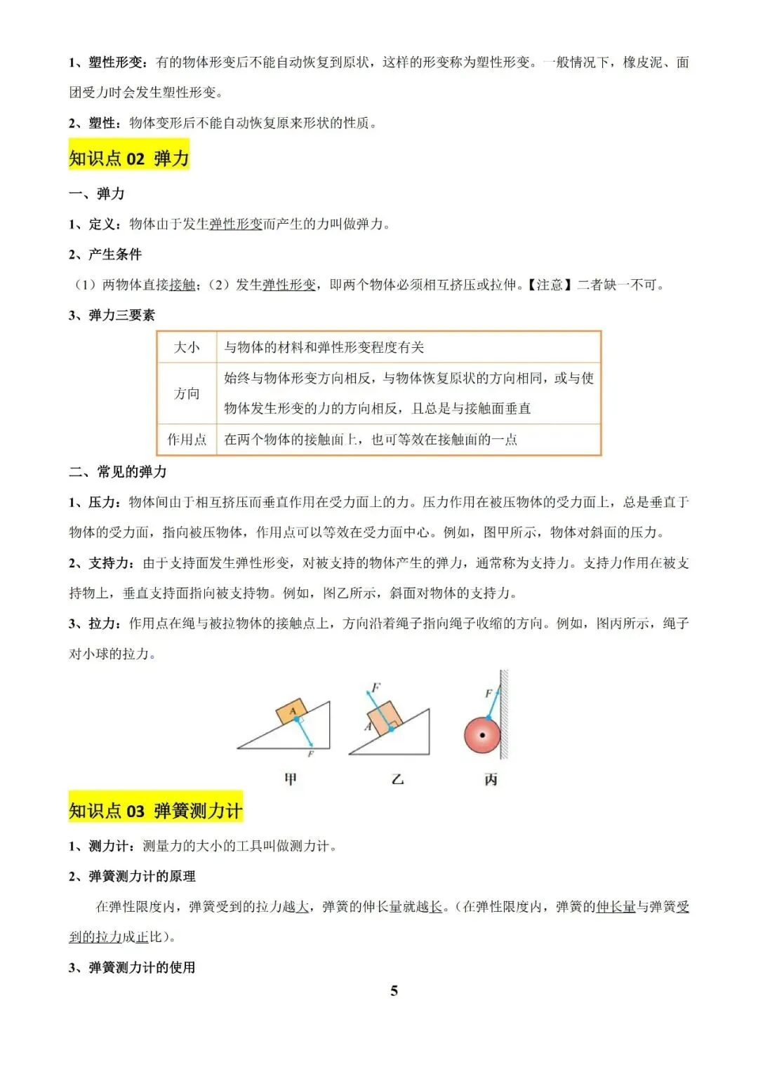 2026年中考物理必背知识清单,看完能提高20分. 第3张