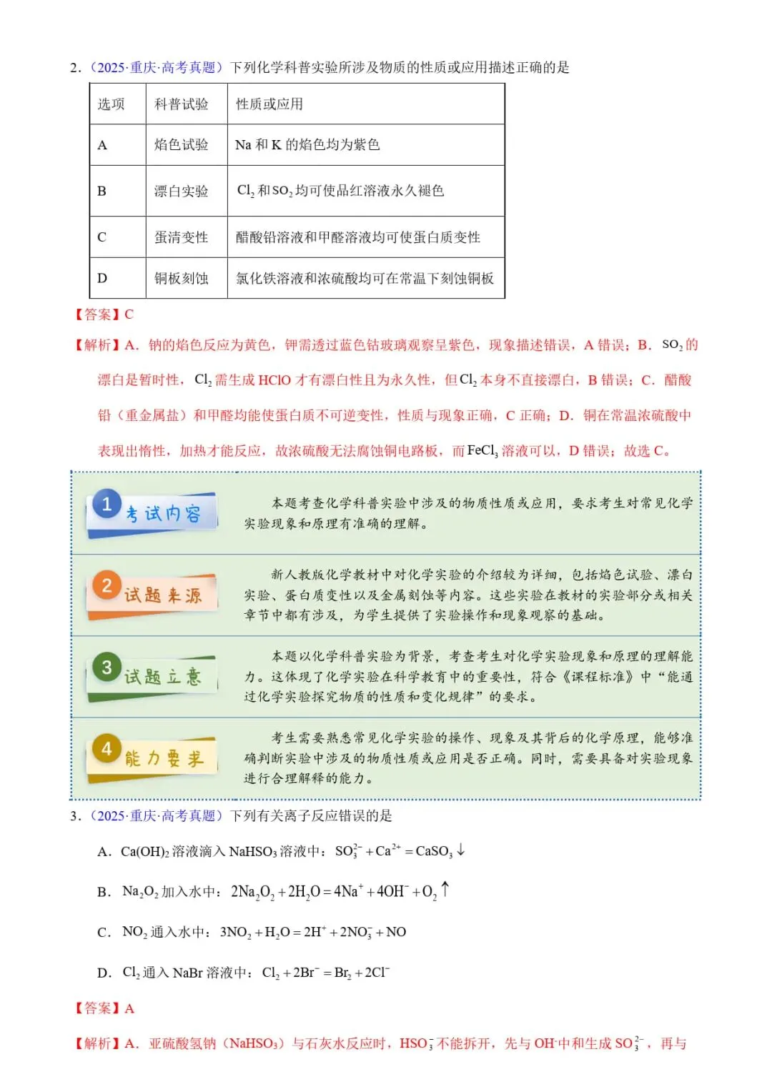 2025年高考化学真题完全解读 第16张