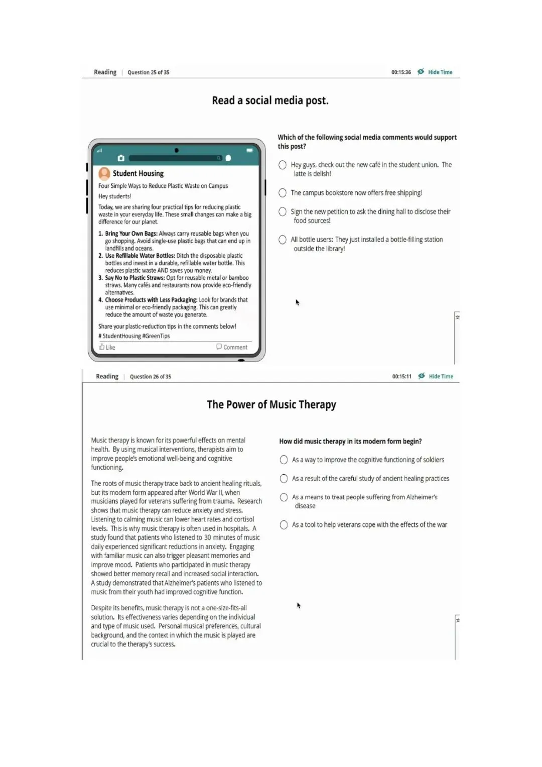 新托福第035套20260324真题(图片版) 第4张