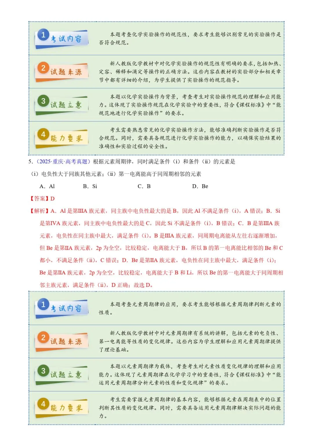 2025年高考化学真题完全解读 第18张