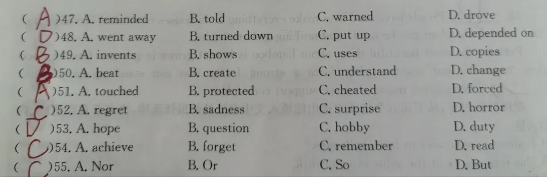 中考完形填空专题 第2张