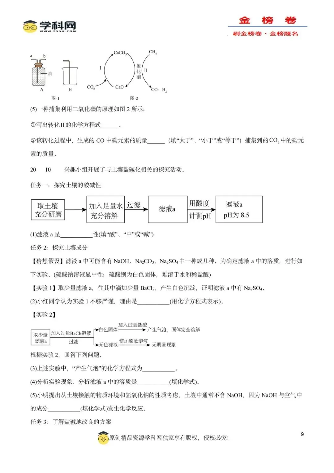 2026年中考化学模拟金榜卷(广州专用)(原卷版) 第13张