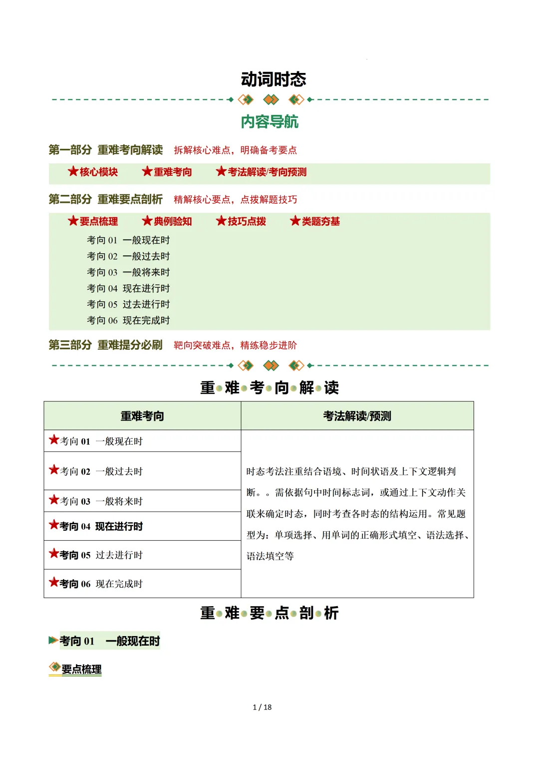 动词时态(重难点专练)— 2026中考英语二轮复习 第3张
