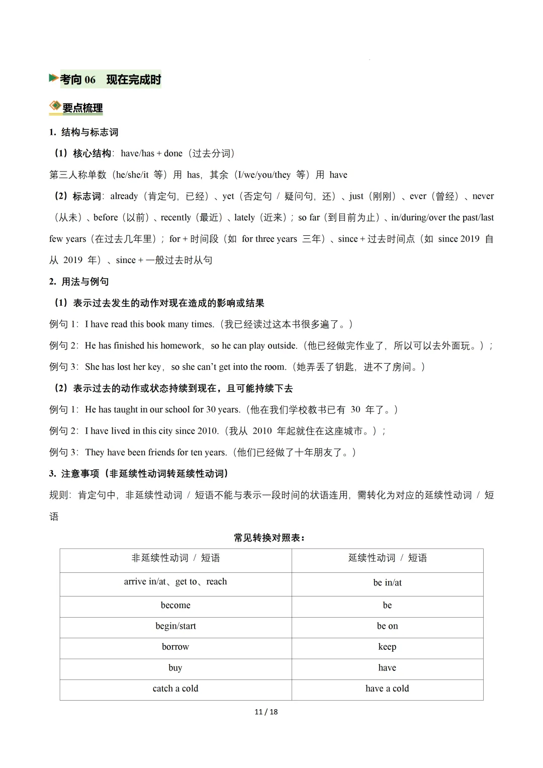动词时态(重难点专练)— 2026中考英语二轮复习 第13张