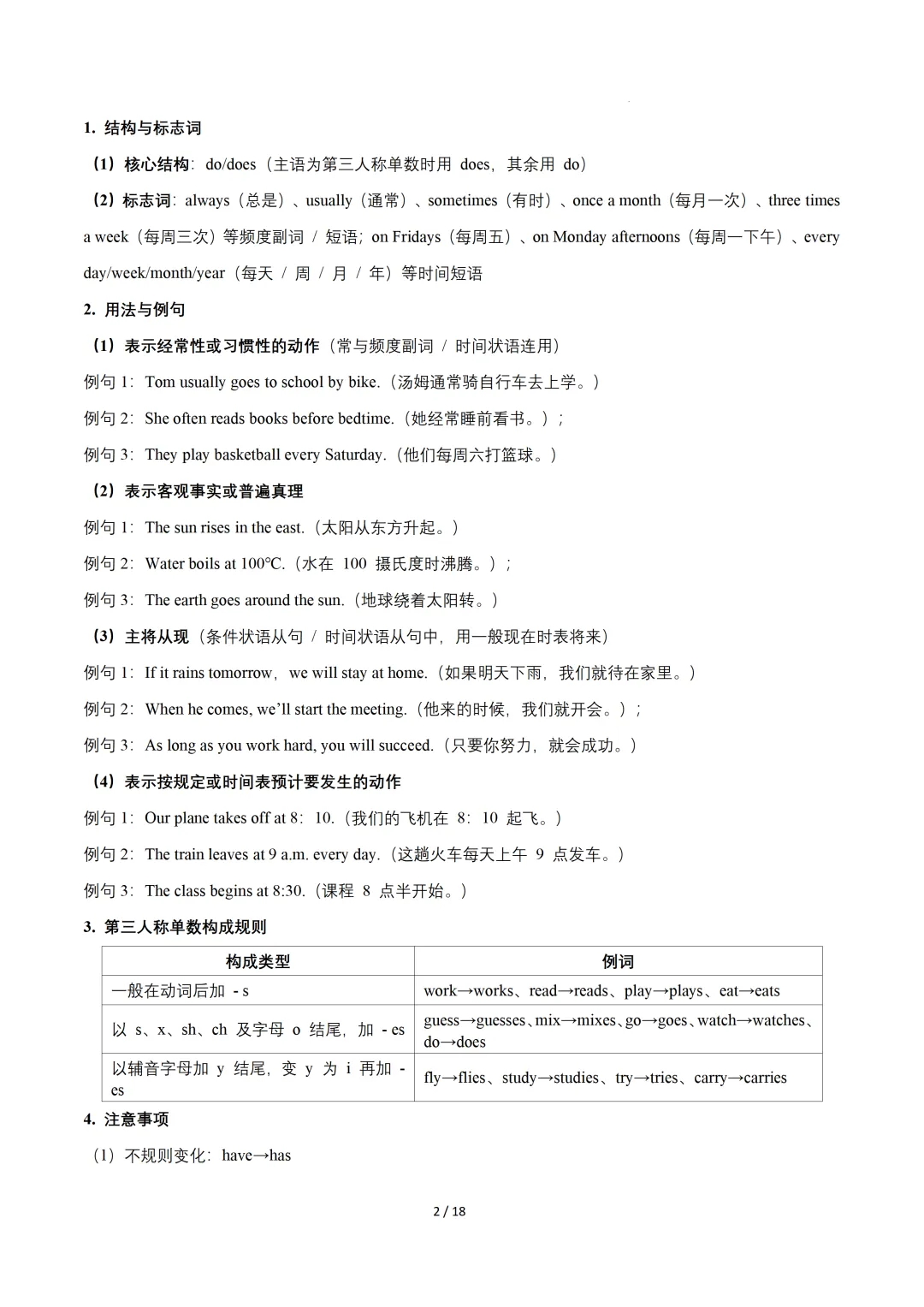 动词时态(重难点专练)— 2026中考英语二轮复习 第4张