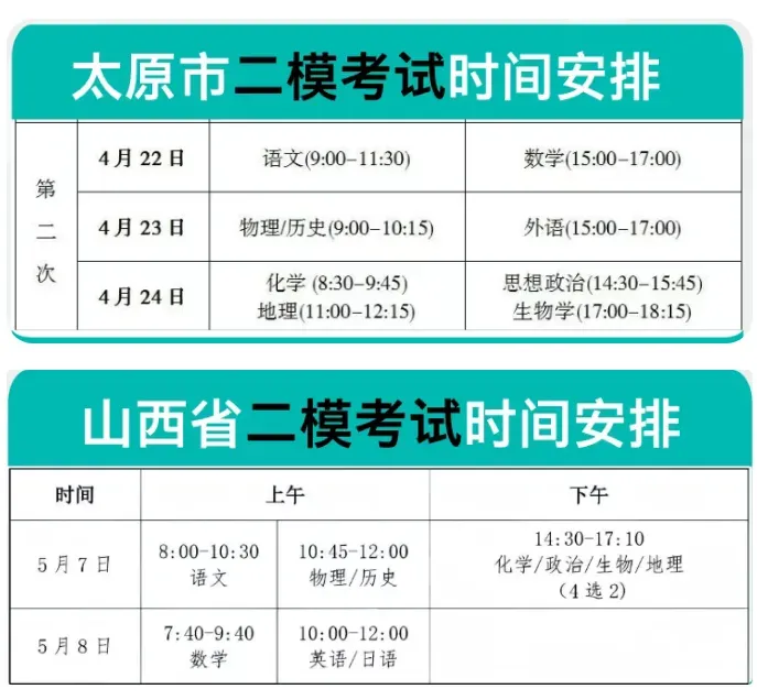 高考二模、中考一模二模时间 第5张 高考二模、中考一模二模时间 第5张
