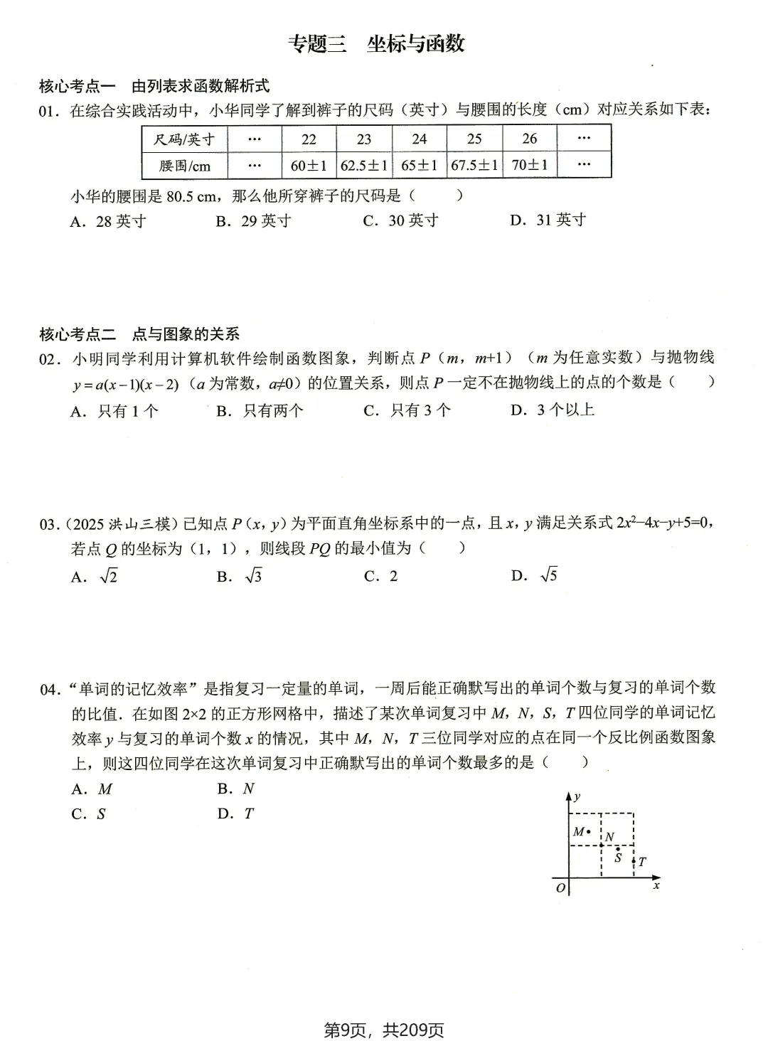 转发集赞第653期——2套中考压轴类专题练习 第25张