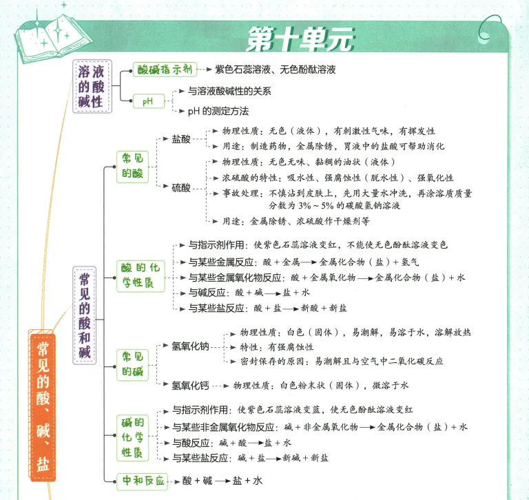 2026年中考化学 第10单元 常见的酸碱盐 第1张